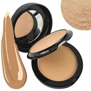 Technic Colour Fix 2 in 1 Pressed Powder & Cream Foundation ~ Biscuit 